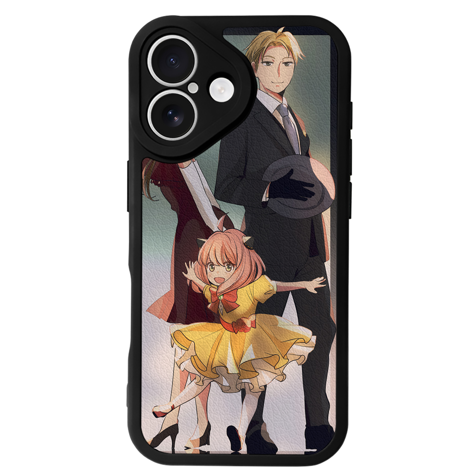 （画像用） SPY×FAMILY间谍家家酒 【iPhone 16シリーズ対応】シリコンスマホケース（レザー調） 材質：シリコン